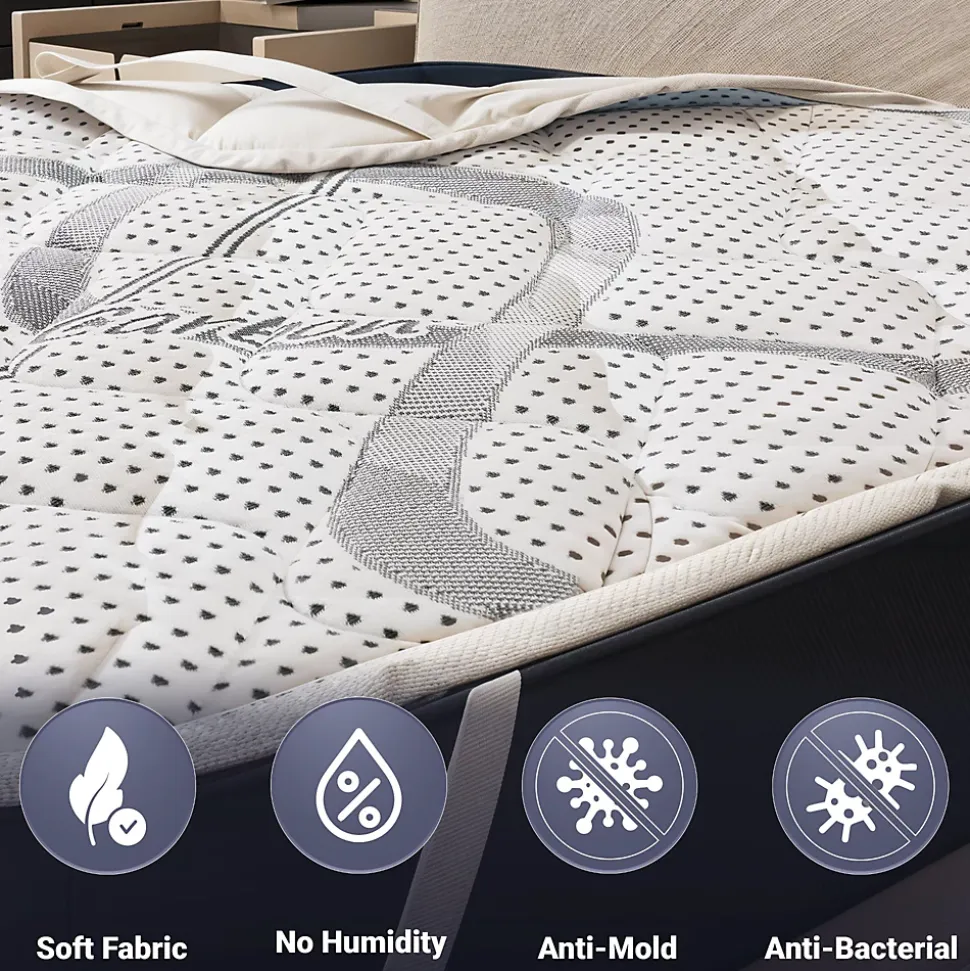 The White Stone Surmatelas 170x200 respirant hauteur 5 cm