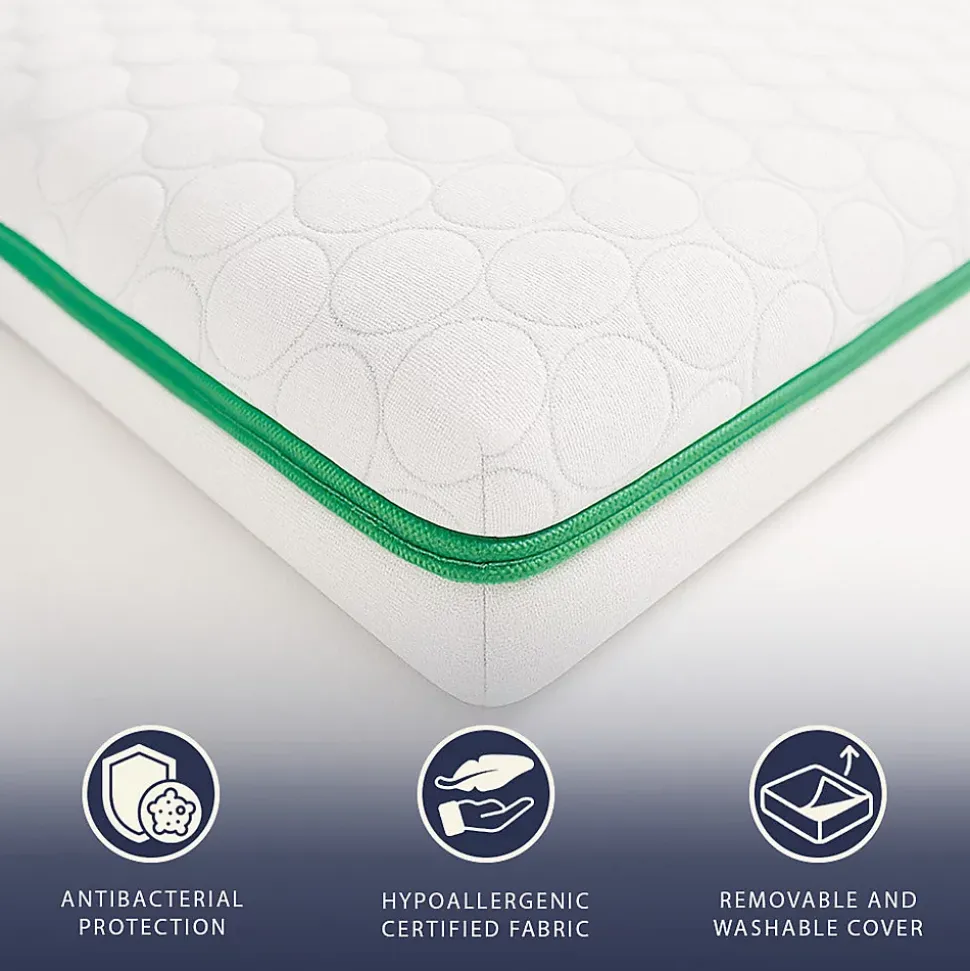 The White Stone Surmatelas 90x190 en Memory Foam Breeze à 9 Zones