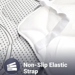 The White Stone Surmatelas 140x200 respirant hauteur 5 cm