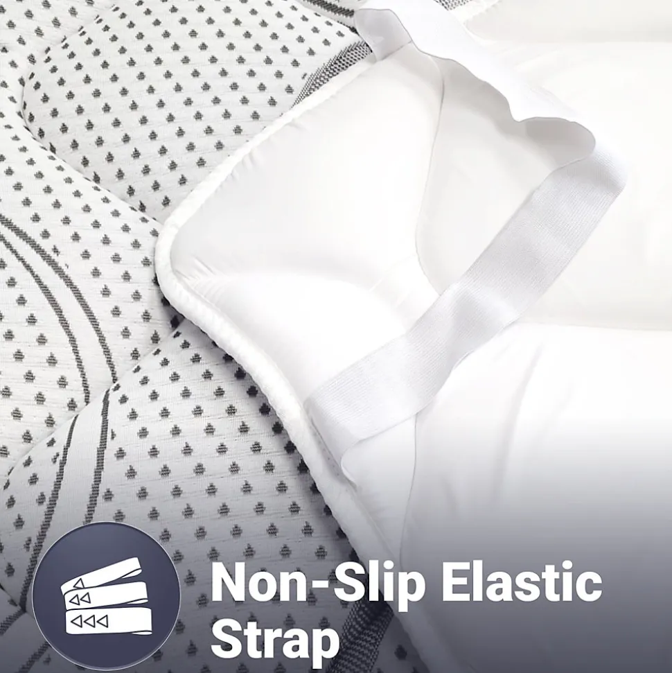 The White Stone Surmatelas 170x190 respirant hauteur 5 cm