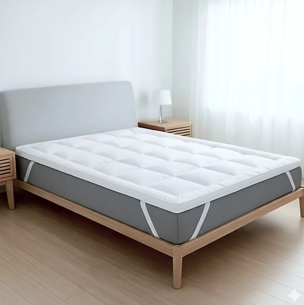 The White Stone Surmatelas 120x190 cm en ouate de 800 g