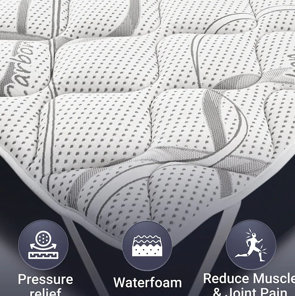 The White Stone Surmatelas 80x190 respirant hauteur 5 cm