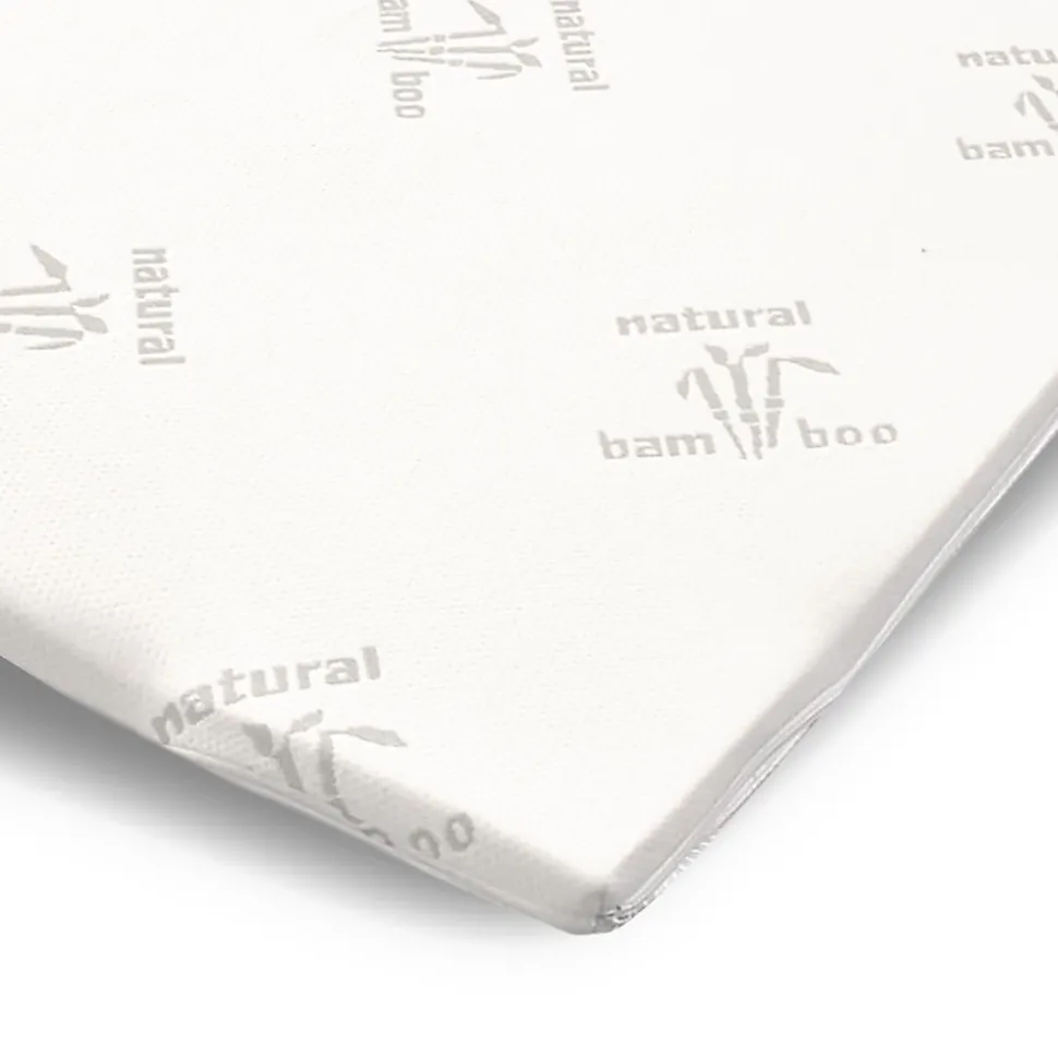 The White Stone Surmatelas 80x195 cm en Latex Naturel, Déhoussable 5 cm