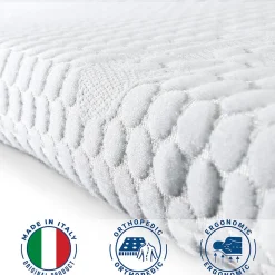 The White Stone Surmatelas en mousse à mémoire de forme 125 x 180 cm