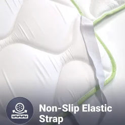 The White Stone Surmatelas Rafraîchissant avec Élastiques 80x190