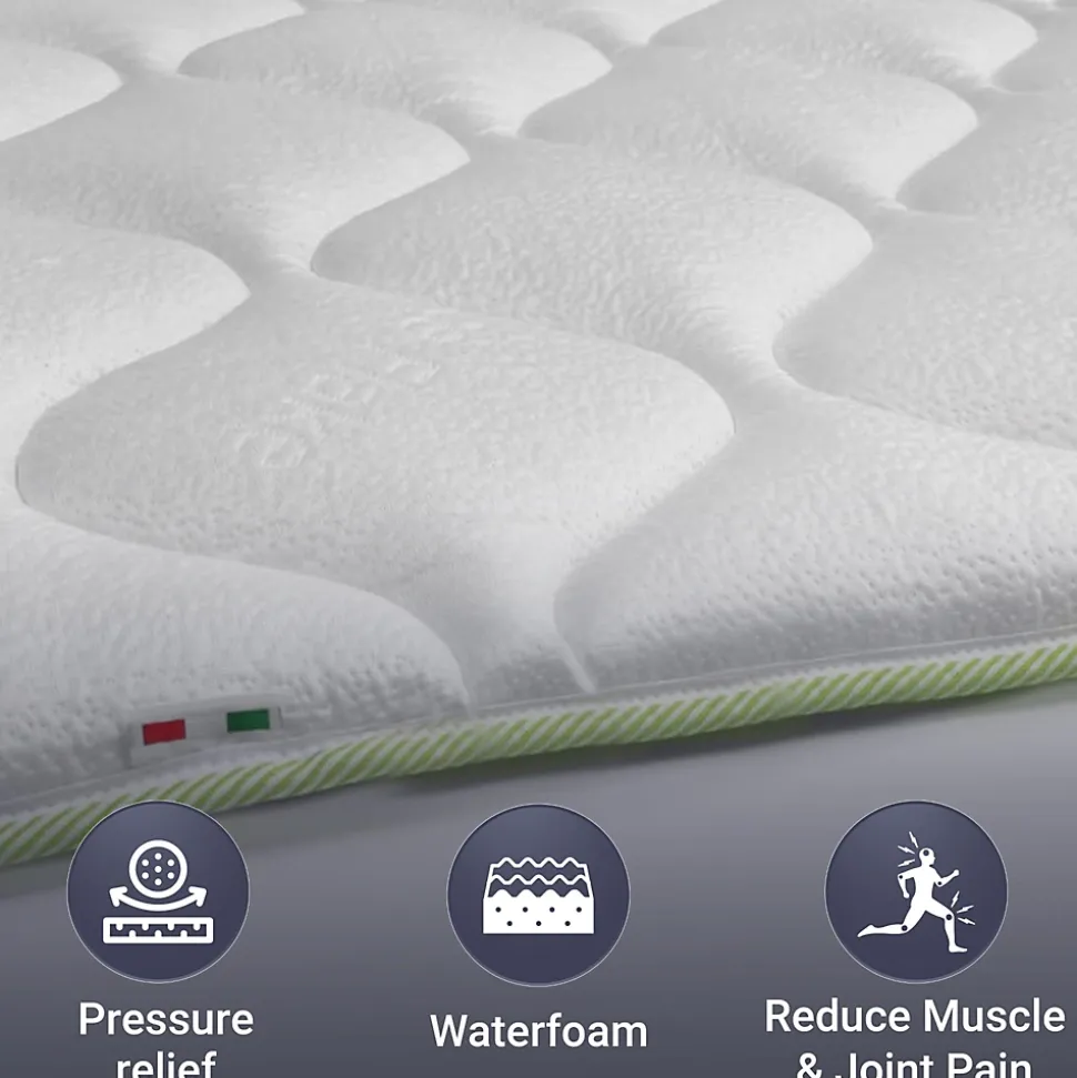 The White Stone Surmatelas Rafraîchissant avec Élastiques 150x190