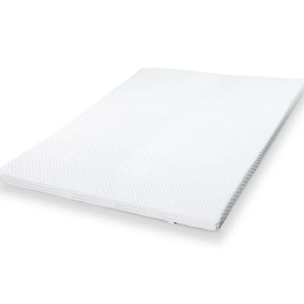 The White stone Topper Memory Foam Pour lit double 160x220