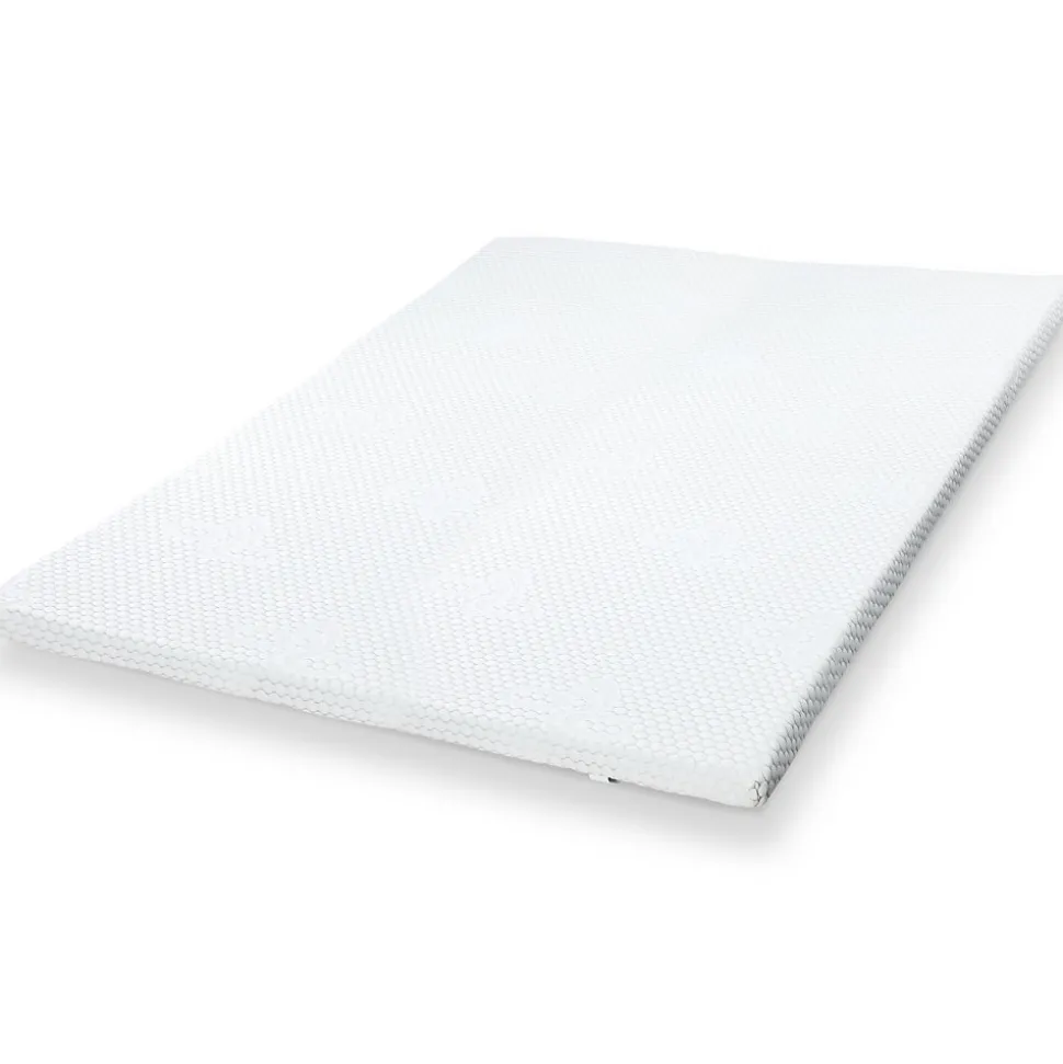 The White stone Topper Memory Foam Pour lit double 180x220
