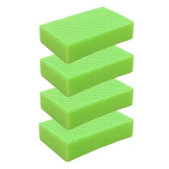 Ti'Pi - Lot de 4 éponges anti-rayures en polyuréthane - Ultra résistantes et non abrasives - Nettoyage efficace toutes surfaces