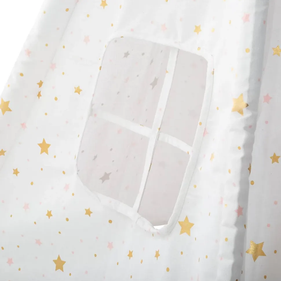 Tipi enfant blanc & doré - Atmosphera