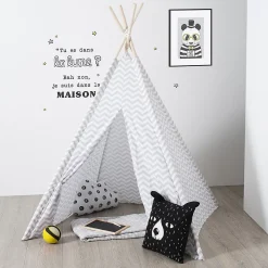 Tipi pour enfant coloris gris Atmosphera