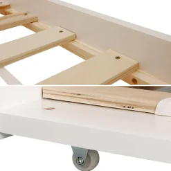 Tiroir-lit blanc - HAPPY GARDEN