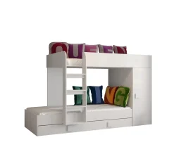 TOLEDO 2 Lit superposé 203,3/106,6/125 (blanc)