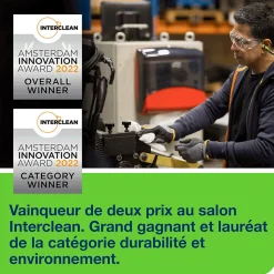 Tork Chiffon de nettoyage ultra-résistant biosourcé blanc W4, technologie exelCLEAN, 4 x 105 chiffons, 930179