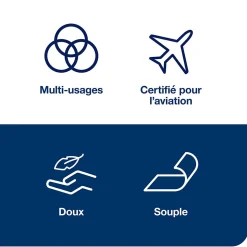 Tork Chiffon de Nettoyage Multi-usages blanc W7, Distribution feuille à feuille, 1 x 210 chiffons, 510172