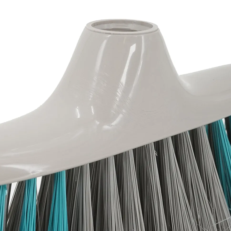 Tête de balais à poils Doux GoodHome fibres mélangées gris et bleu L.28 x l.7cm