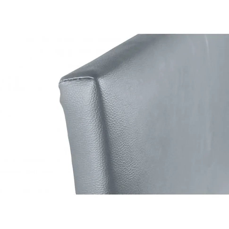 Tête de lit - Cala - Similicuir argenté - 145 cm - Rembourrage en mousse HR - Fabriqué en Espagne