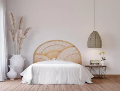 Tête de lit 160 cm - Rotin - Naturel - EFELA