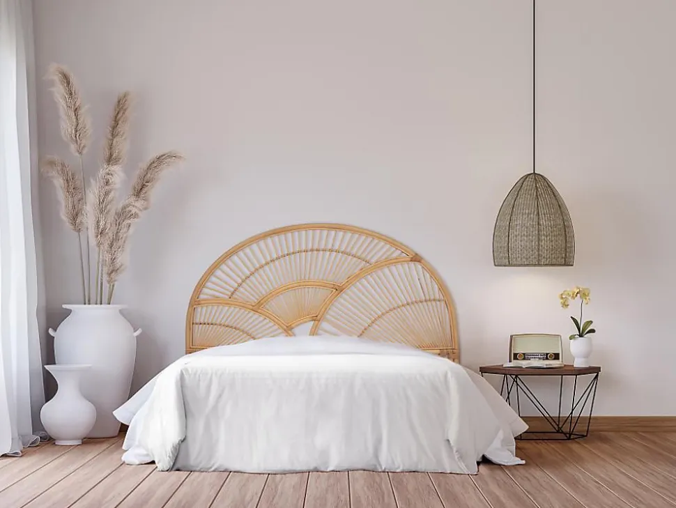 Tête de lit 160 cm - Rotin - Naturel - EFELA