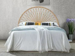 Tête de lit 140 cm - Rotin - Naturel - SOLIA