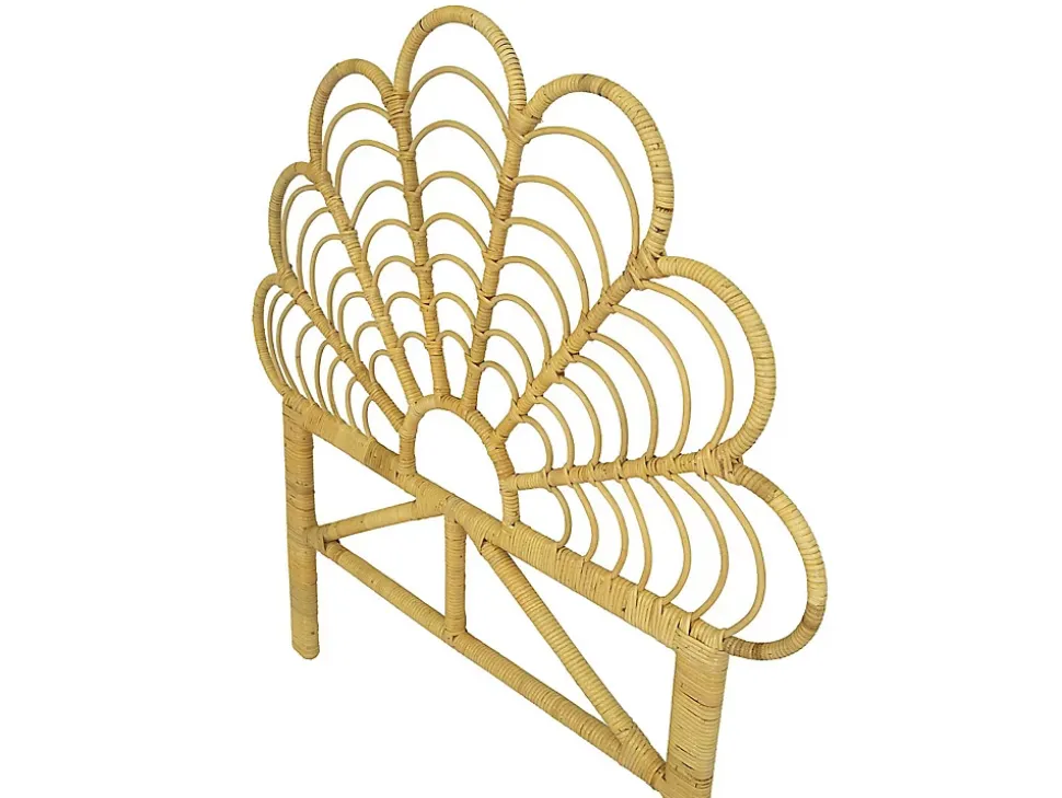 Tête de lit 110 cm - Rotin - Naturel - FLOSIA