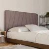 Tête de lit 150 cm - Tissu - Violet clair - LIDAMA