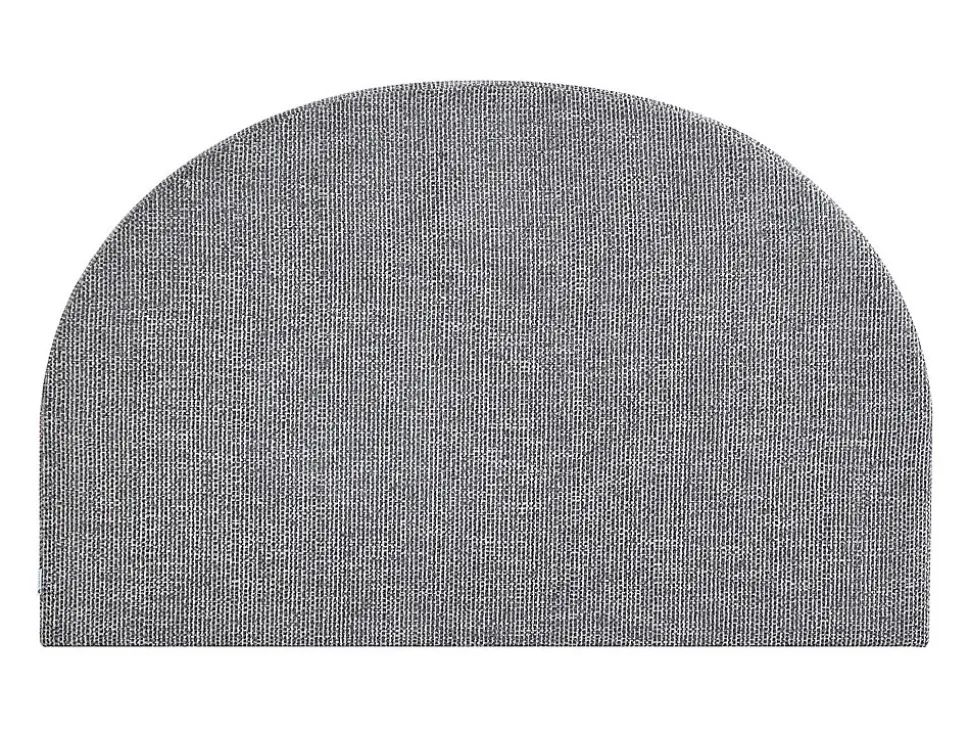 Tête de lit 160 cm - Tissu texturé - Gris - PANIOTI