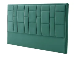 Tête de lit 140 cm - Velours - Vert - HERMINE