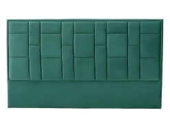 Tête de lit 140 cm - Velours - Vert - HERMINE