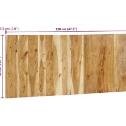 Tête de lit 120 cm bois d'acacia massif vidaXL