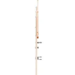 Tête de lit 120 cm bois massif de pin vidaXL