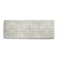 Tête de lit - ECCOX - 100 Briques - Tissu Anti-Tache - 112x57x5 cm - Design Contemporain