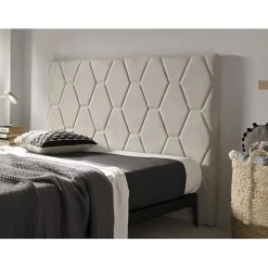 Tête de lit - ECCOX - Agata - Tissu Aquaclean - Style Scandinave - 154x115x8 cm