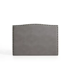 Tête de lit - ECCOX - Ambar - Tissu Aquaclean - Gris - 115x115x8 cm