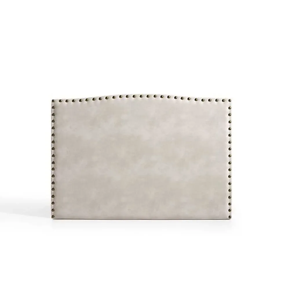 Tête de lit - ECCOX - Ambar - Tissu Aquaclean - Gris - 160x115x8 cm