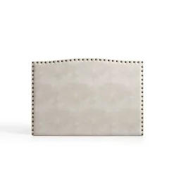 Tête de lit - ECCOX - Ambar - Tissu Aquaclean - Gris - 154x115x8 cm