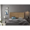 Tête de lit - ECCOX - Cala - Tissu anti-tache - Bois de pin - 145 cm de largeur