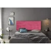 Tête de lit - ECCOX - Cala - Tissu rose - 220 cm - Rembourrage en mousse HR