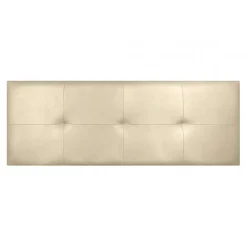 Tête de lit - ECCOX - Cala - Similicuir beige - 160 cm - Rembourrage en mousse HR