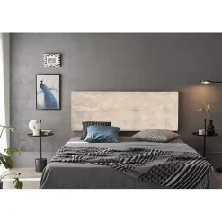 Tête de lit - ECCOX - Cala - Tissu beige - 210 cm - Rembourrage mousse HR