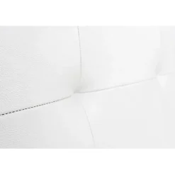 Tête de lit - ECCOX - Cala - Similicuir blanc - 160 cm - Rembourrage en mousse HR
