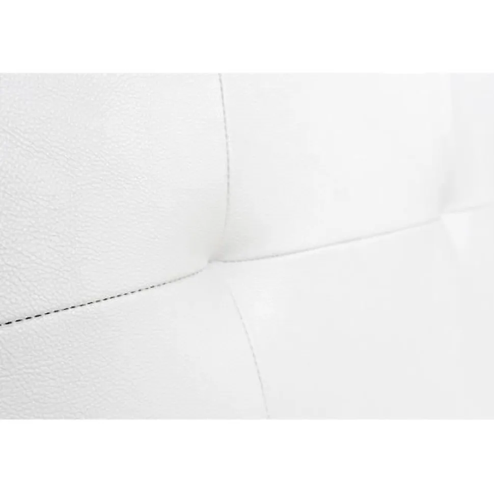 Tête de lit - ECCOX - Cala - Similicuir blanc - 160 cm - Rembourrage en mousse HR
