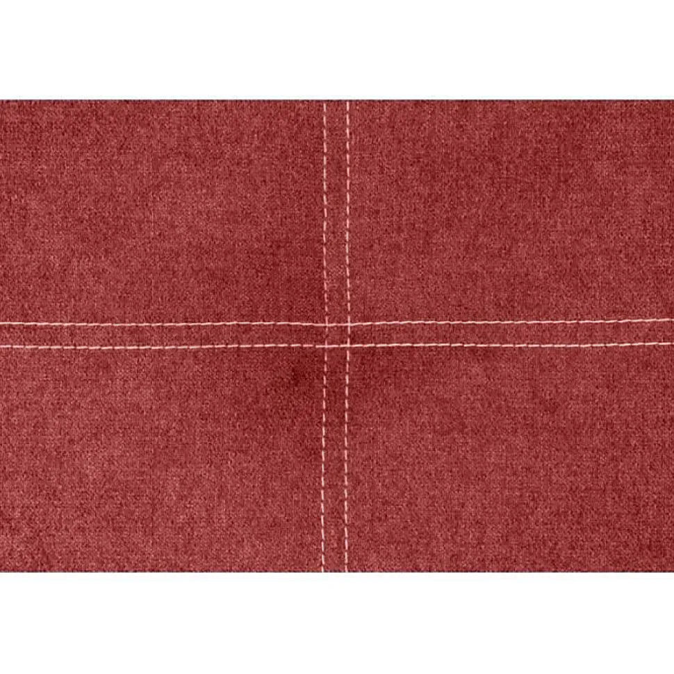 Tête de lit - ECCOX - Dalia - Tissu Aqualine - Rouge - 190 cm - Rembourrée
