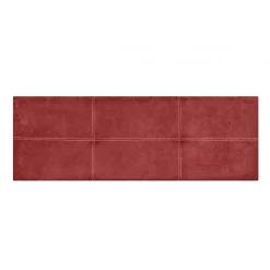 Tête de lit - ECCOX - Dalia - Tissu Aqualine - Rouge - 190 cm - Rembourrée