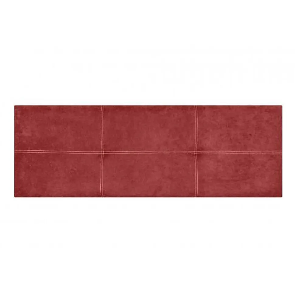 Tête de lit - ECCOX - Dalia - Tissu Aqualine - Rouge - 190 cm - Rembourrée