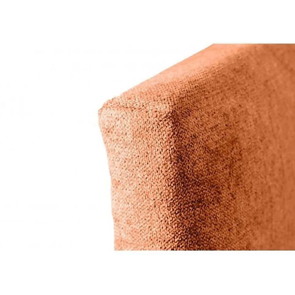 Tête de lit - ECCOX - Dalia - Tissu Aqualine - Orange - 220 cm - Rembourrée