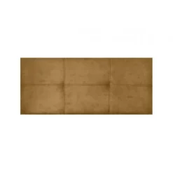 Tête de lit - ECCOX - Dalia - Tissu Aqualine Jaune - 145 cm - Rembourrée et élégante