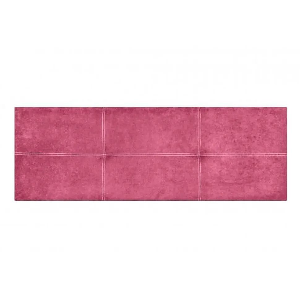 Tête de lit - ECCOX - Dalia - Tissu Aqualine - Rose - 100 cm - Rembourrée