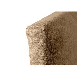 Tête de lit - ECCOX - Dalia - Tissu anti-taches Aqualine - 100 cm - Marron