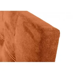 Tête de lit - ECCOX - Iris Orange - Tissu antitache - 115 cm - Design contemporain